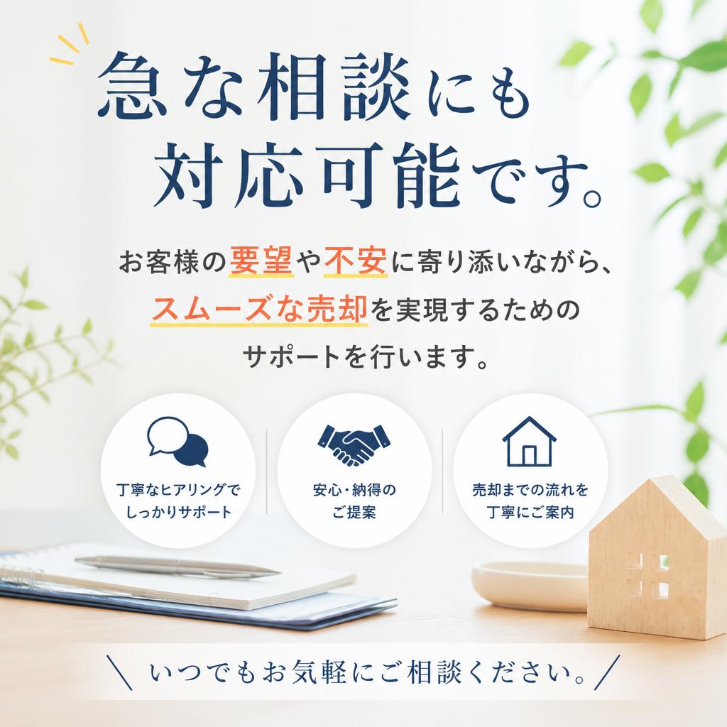 安心・迅速なサポート